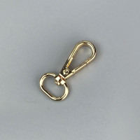 Classic carabiner, gold, 15×46 mm