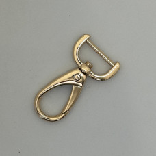 Carabiner, gold, 20×50 mm