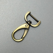 Carabiner, antique, 20×50 mm