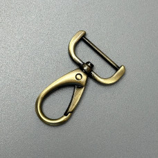 Carabiner, antique, 25×50 mm