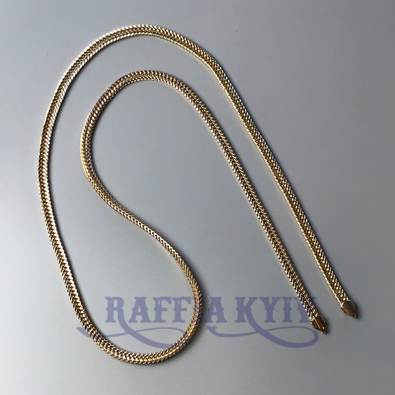 Steel chainlet, 8 mm, gold