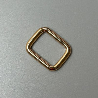 Belt frame, gold, 25 mm