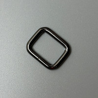 Belt frame, dark nickel, 25 mm