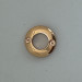 Sectional grommet on screws, gold, ø14 mm