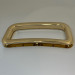 Pair of sectional handles on screws, gold, 12 cm