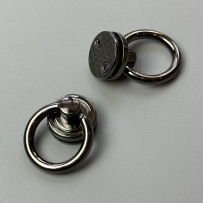 Handle holders, dark nickel, ø20×2 mm