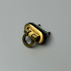 Bag's lock, antique, 30×15 mm