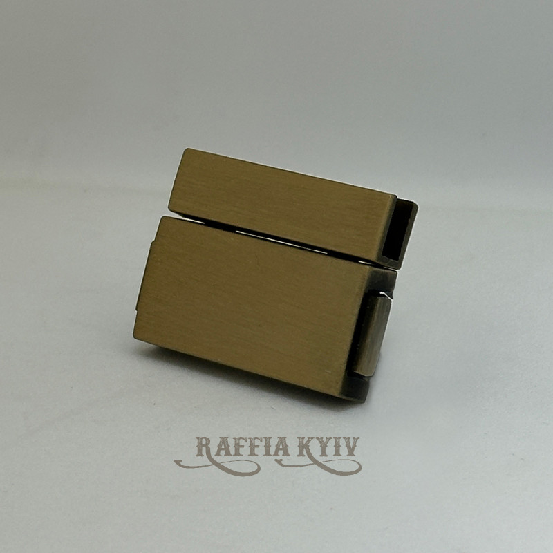 Замок для сумки, антик, 40×30 мм