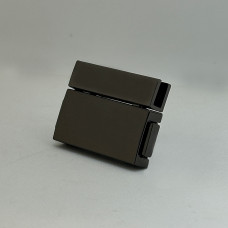 Замок для сумки, темний нікель, 40×30 мм