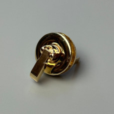Bag's lock, gold, ø28 mm