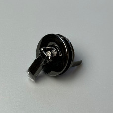 Bag's lock, dark nickel, ø28 mm