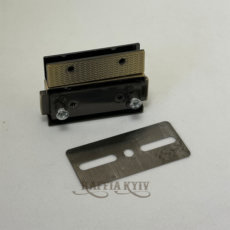 Замок для сумки, антик, 40×30 мм