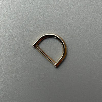 D-ring premium, gold, 15×10 mm