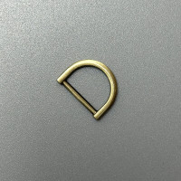 D-ring premium, antique, 15×10 mm