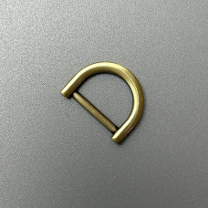 D-ring premium, antique, 20×12 mm