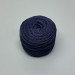 Темно-синий полиэфирный шнур, 3 мм софт – мягкий и прочный для вязания сумок и аксессуаров