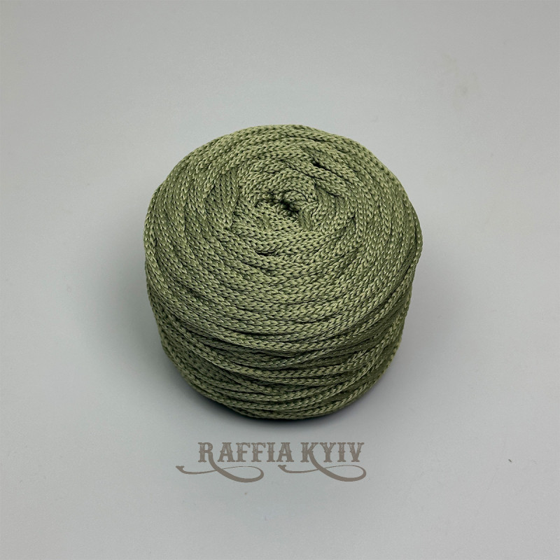 Світла олива поліефірний шнур, 3 мм софт