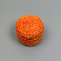 Orange polyester cord, 3 mm soft