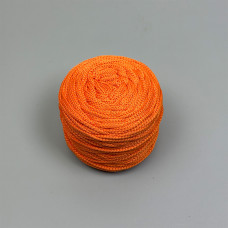 Orange polyester cord, 3 mm soft