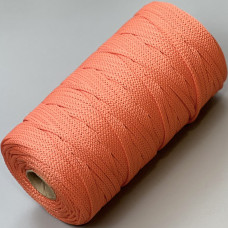 Apricot polyester cord, 5 mm
