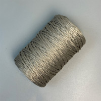 Ashy polyester cord, 3 mm