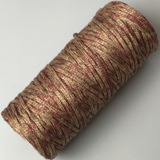 "Autumn" melange polyester cord, 4 mm soft