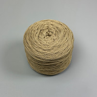 Beige polyester cord, 3 mm soft