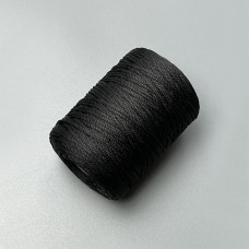 Чорний поліефірний шнур, 2 мм