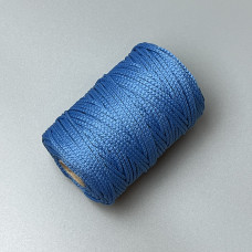 Blue polyester cord, 3 mm