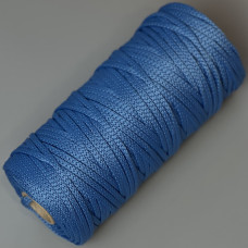 Blue polyester cord, 5 mm