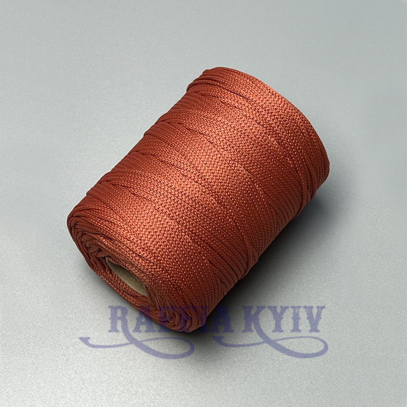 Brick polyester cord, 2 mm