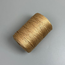Bronze polyester cord, 3 mm