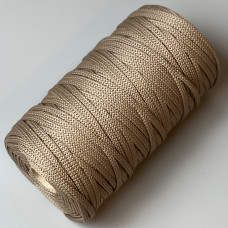 Cacao polyester cord, 5 mm