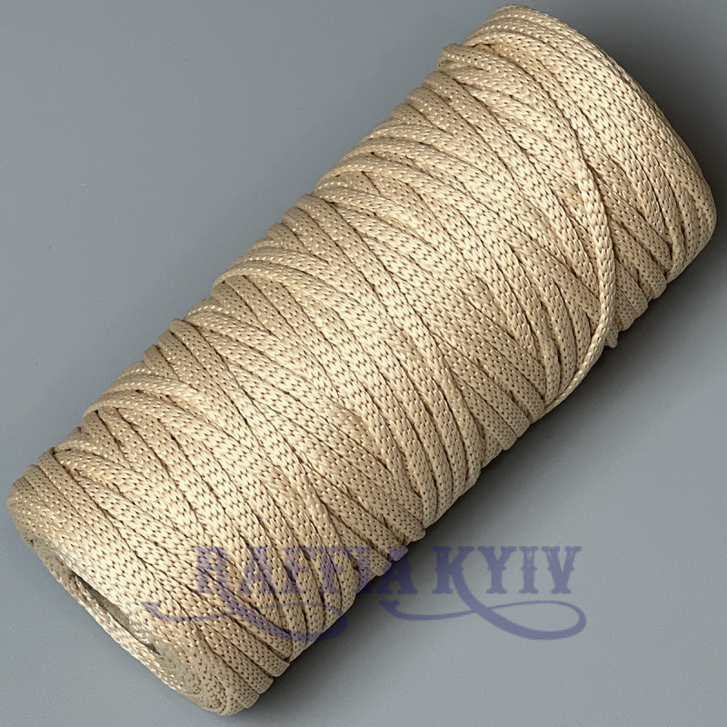 Camel polyester cord, 4 mm soft