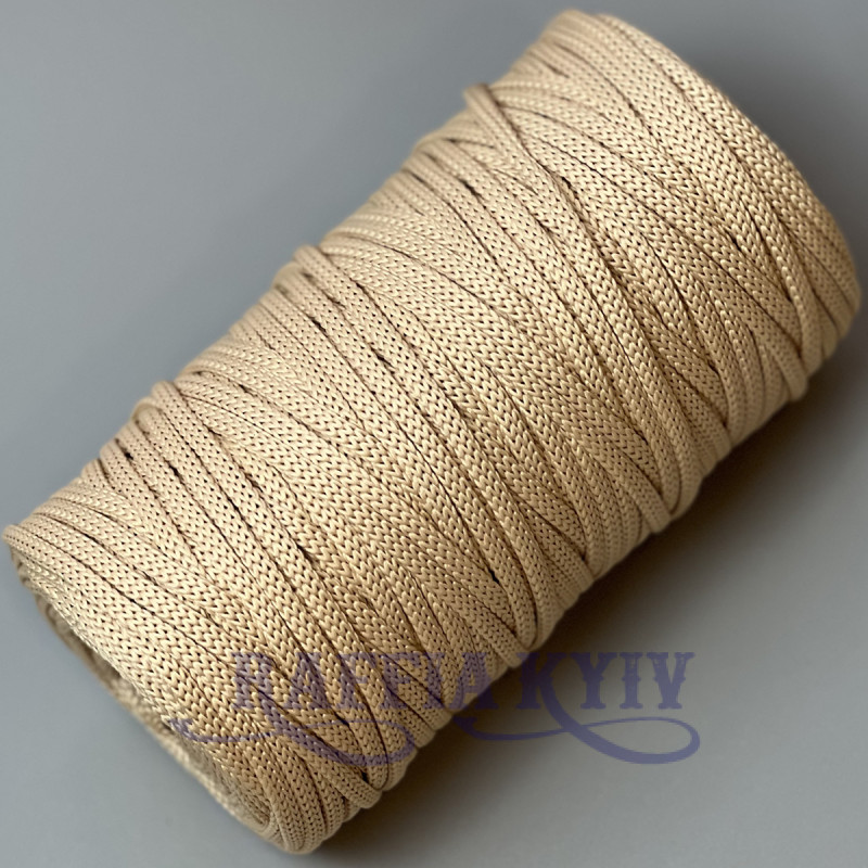 Camel polyester cord, 5 mm