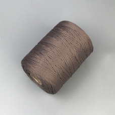 Cappuccino polyester cord, 2 mm