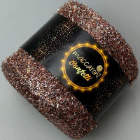 Терракотовый люрексный шнур Confetti