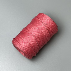 Coral polyester cord, 3 mm