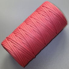 Coral polyester cord, 5 mm