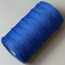 Cornflower polyester cord, 5 mm