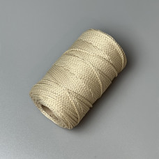 Cream polyester cord, 3 mm