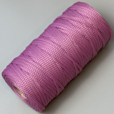 Cyclamen polyester cord, 5 mm