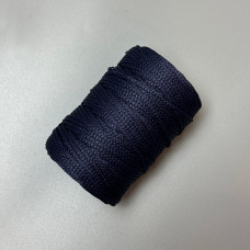 Dark blue polyester cord, 3 mm