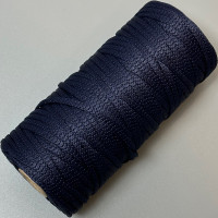 Dark blue polyester cord, 4 mm soft
