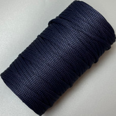 Dark blue polyester cord, 5 mm