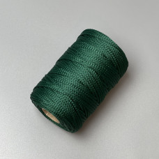 Темно-зеленый полиэфирный шнур, 3 мм