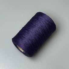 Dark violet polyester cord, 2 mm