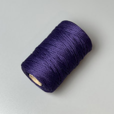 Dark violet polyester cord, 3 mm