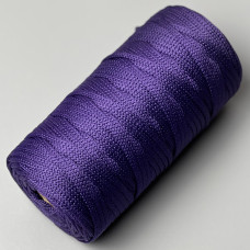 Dark violet polyester cord, 5 mm