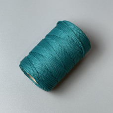 Dark turquoise polyester cord, 3 mm